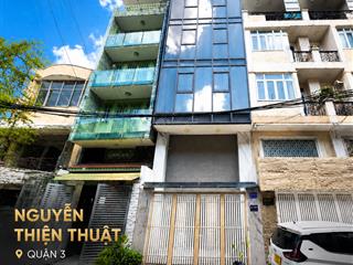 Toà 7 tầng thang máy  đường 9m  nguyễn thiện thuật, q3 (5m/6m x 18m = 400,7m2 sàn)