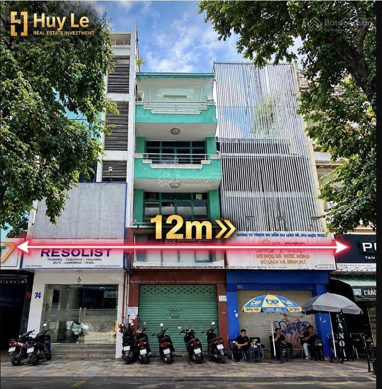 12m x 20m, mặt tiền mạc đĩnh chi, quận 1 (gpxd 1 hầm 8 tầng)