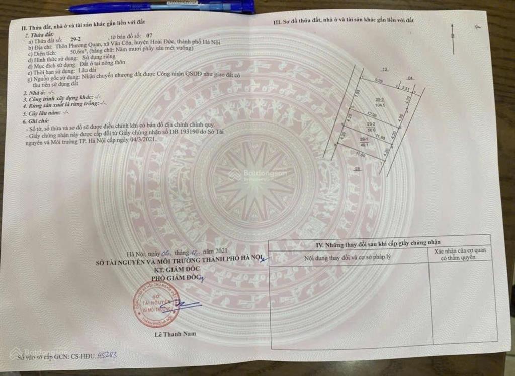 Hoa hậu vân côn, 50.6 m2. chỉ có 3,x tỷ