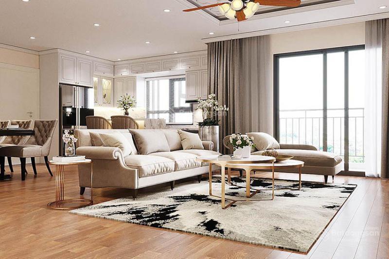 Bán gấp căn hộ siêu rộng 127m2 tại bohemia lê văn thiêm giá 107tr/m