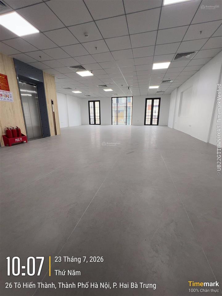 Cho thuê văn phòng đẹp, giá thỏa thuận, 200m2 tại tô hiến thành, p lê đại hành, q. hai bà trưng, hn