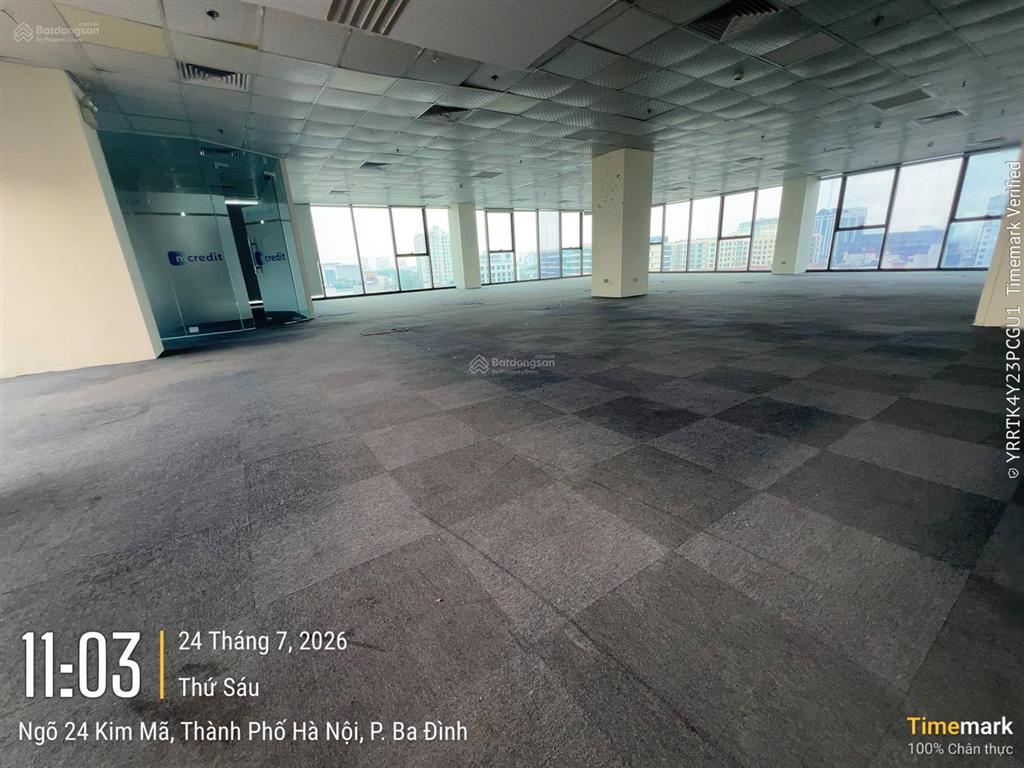 Cho thuê văn phòng tại giang văn minh, 160 nghìn vnd/m2, 150m2