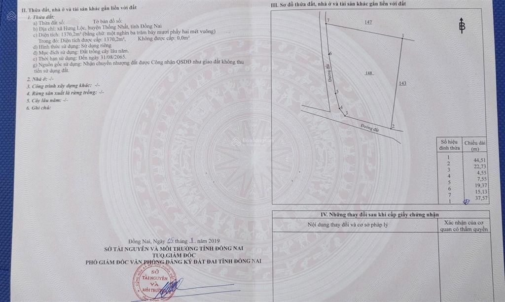 Bán đất lô góc 45x30m đường xe tải