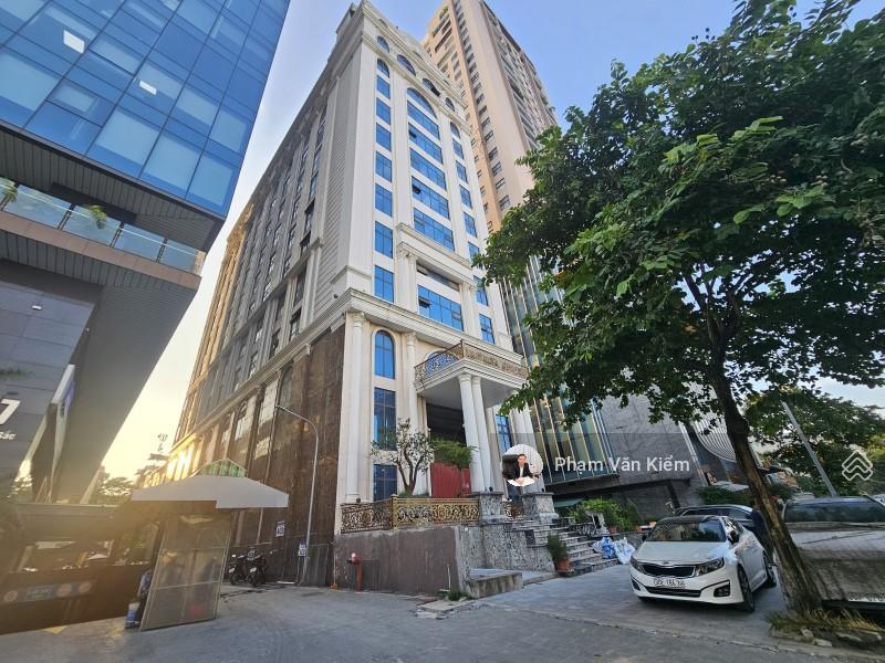 Bán khách sạn nguyễn phong sắc  cầu giấy  13 tầng  588m2  3 thang máy  dòng tiền cao