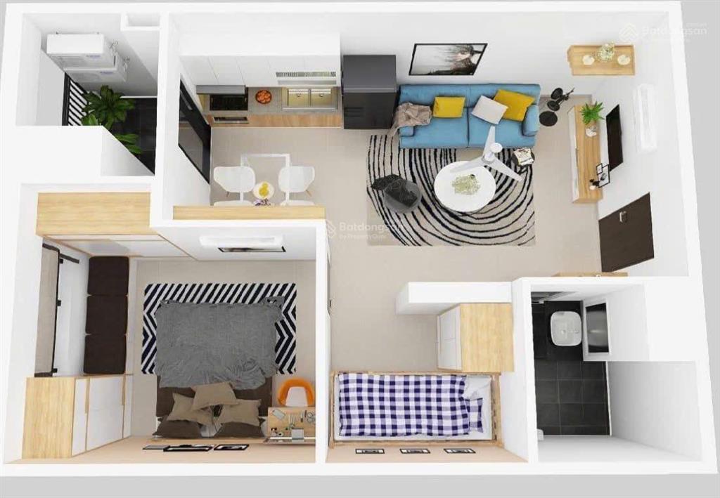 Căn 1 ngủ hoa hậu toà luôn full nội thất