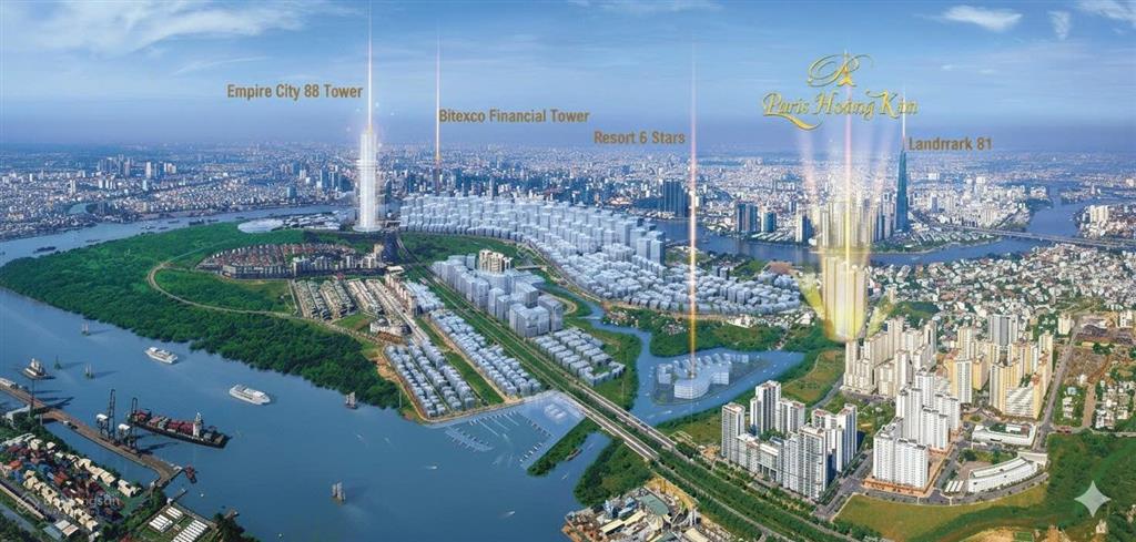 Giá thật  đã có vat ! căn 2pn paris hoàng kim  tt 30% nhận nhà  chiết khấu 8% + miễn phí quản lý