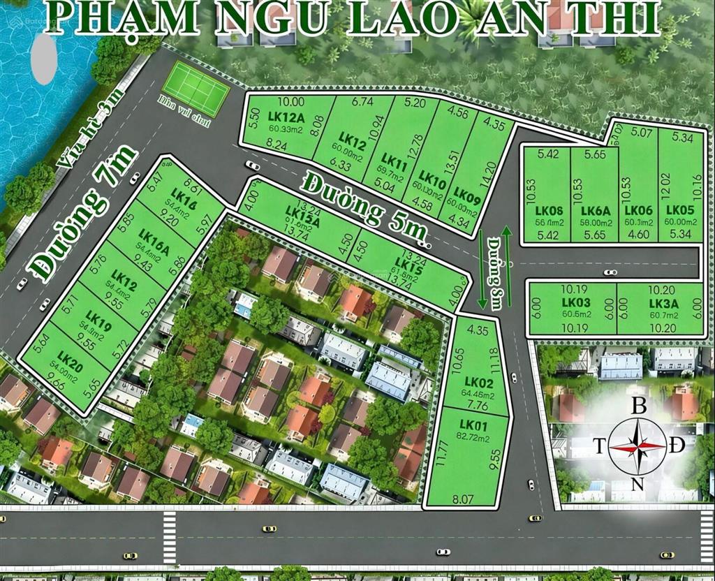 Bán đất sẵn sổ tại ân thi  hưng yên tài chính chỉ từ 1 tỷ