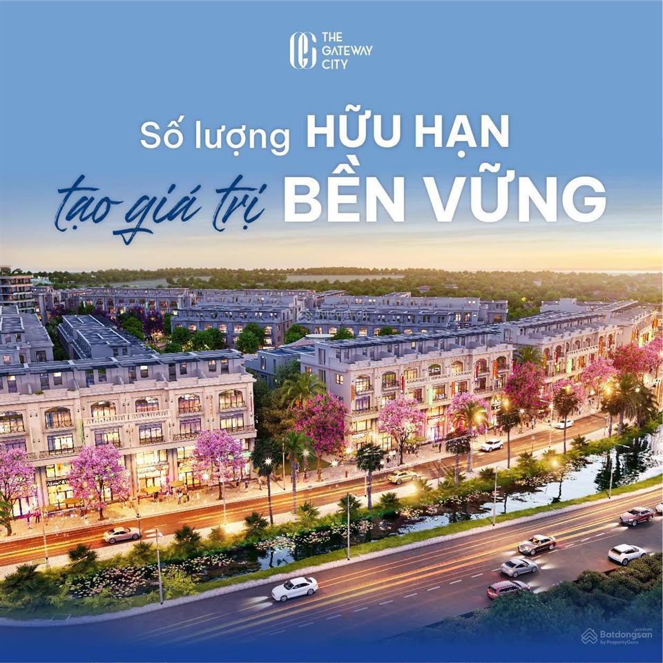 1 căn shophouse view hồ tại the gatewaycity, với số vốn ban đầu chỉ từ 2,1 tỷ