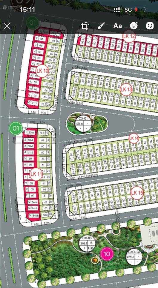 Hiếm bán lô đất s 65m2, vị trí view công viên chân chung cư đô thị phố nối house, hưng yên