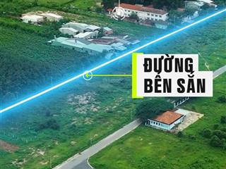 Đất lô góc 2 mặt tiền tái định cư bàu đồn, gần kcn phước đông