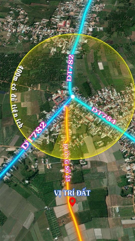 Bán đất diện tích lớn ấp 2 bàu đồn, xã truông mít, tây ninh