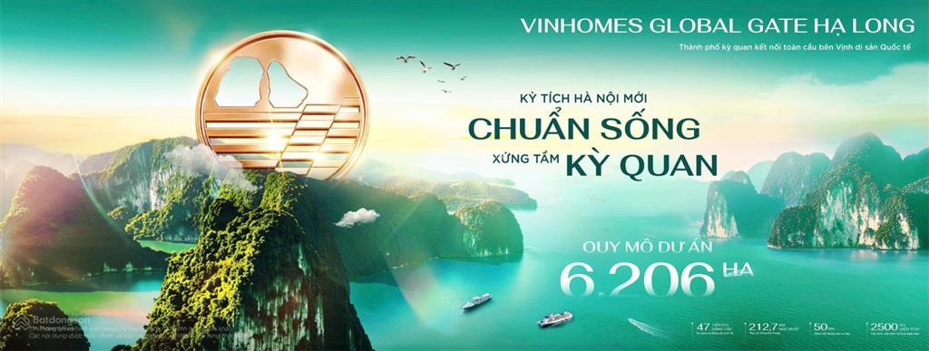 Bán nhà biệt thự 50m2, 5 tỷ vnd, ở vinhomes global gate hạ long, giá ưu đãi