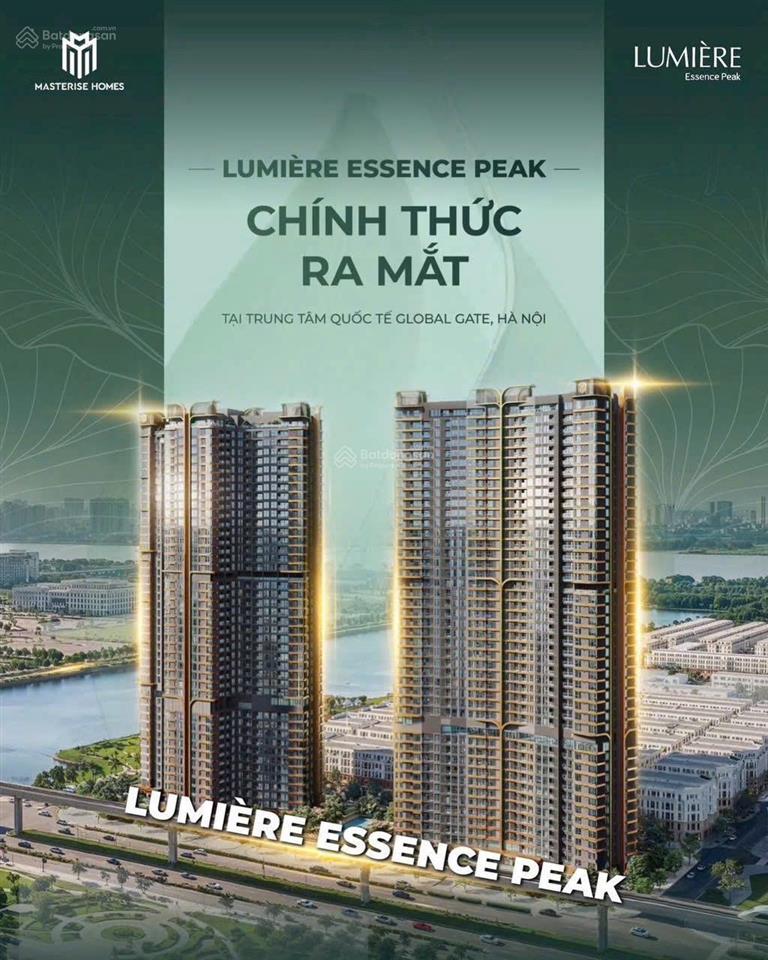 Bán căn hộ 2pn, 2wc, 60m2 tại lumière essence peak, đông hội, đông anh, 8 tỷ vnd