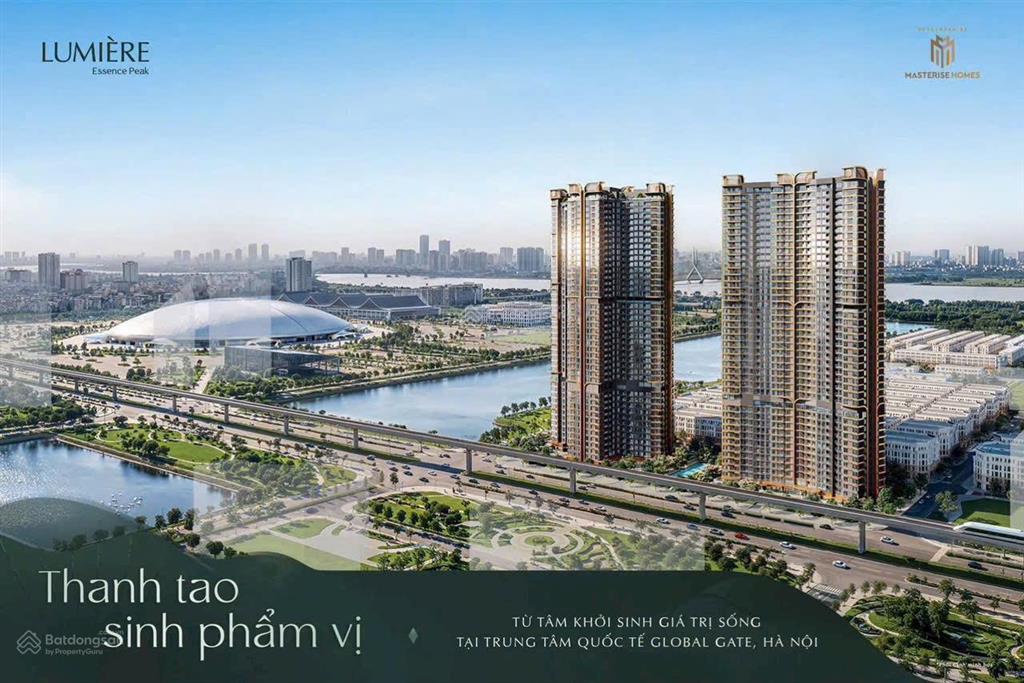 Bán gấp căn hộ 1pn 50m2 tại lumière essence peak, đông anh, hà nội, giá 7 tỷ vnd