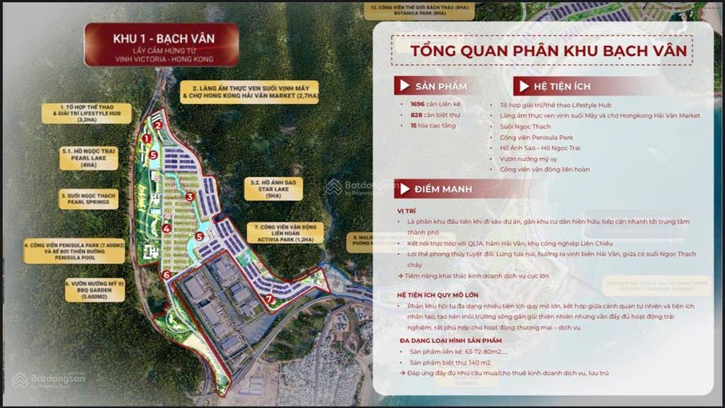 Bán bt vinhomes hải vân bay, giá cực chất 5,2 tỷ, 63m2, view đẹp