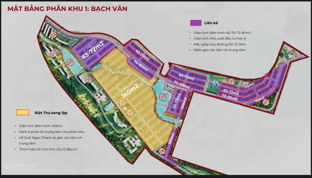 Bán bt vinhomes hải vân bay, giá cực chất 5,2 tỷ, 63m2, view đẹp