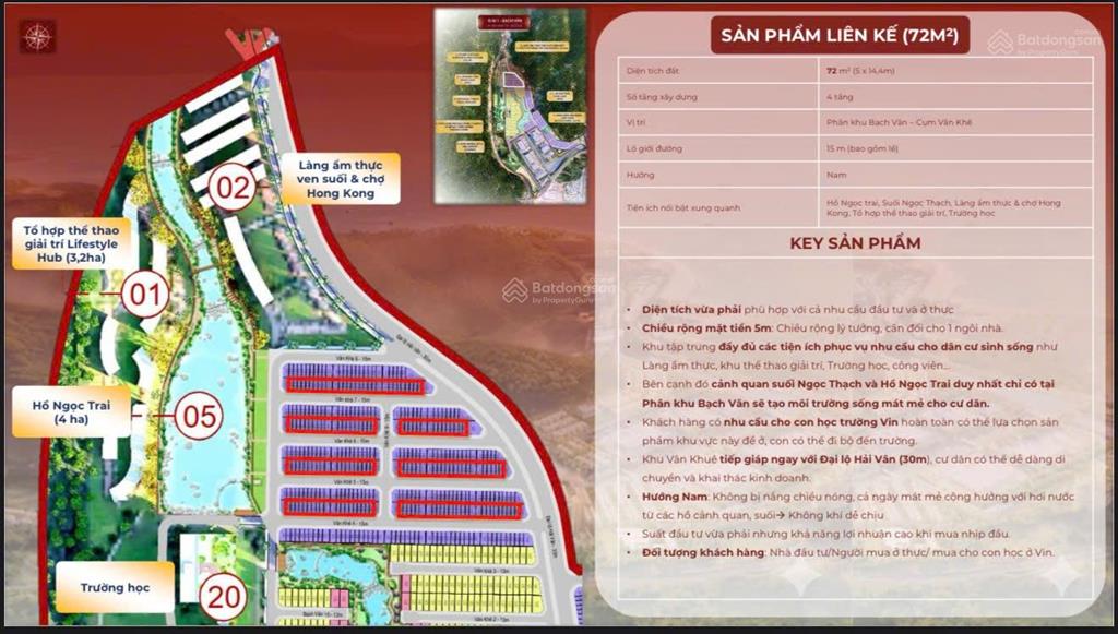 Bán bt vinhomes hải vân bay, giá cực chất 5,2 tỷ, 63m2, view đẹp
