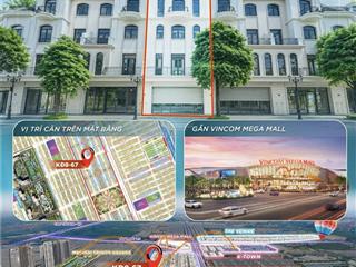 Bán shophouse kinh đô vinhomes ocean park 2, 13 tỷ vnd, 84 m2, hướng mát