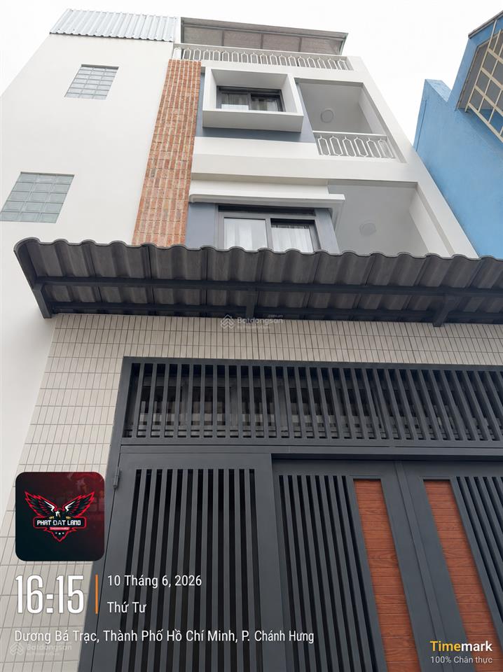 Hẻm ô tô  dương bá trạc p1 q8 1 căn ra mặt tiền full nội thất cao cấp