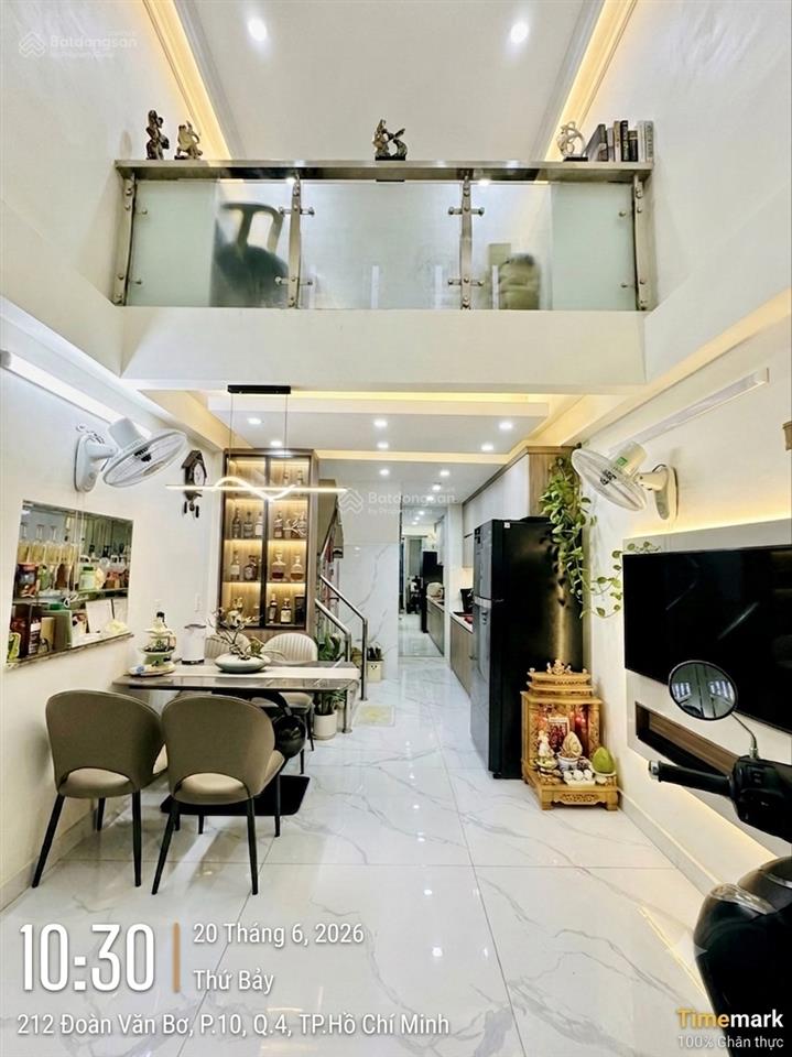 Nhà sát mt đoàn văn bơ q4  5 tầng sát chợ xóm chiếu 5 tỷ 5  dtsd 86,2m²