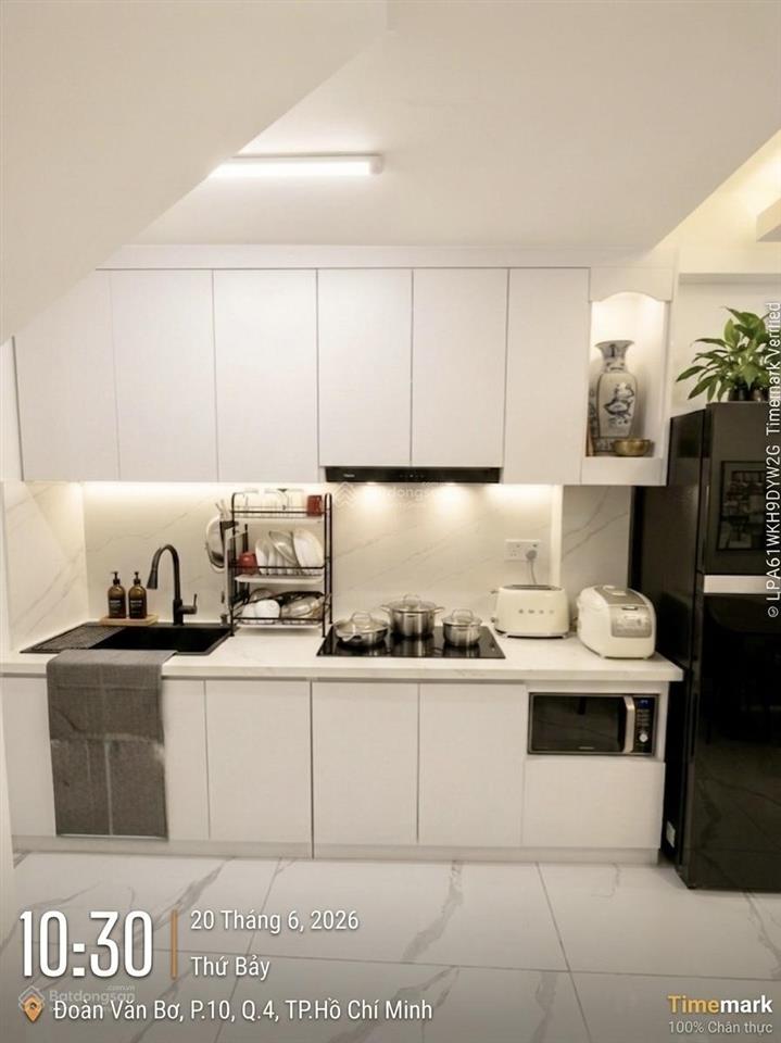 Nhà sát mt đoàn văn bơ q4  5 tầng sát chợ xóm chiếu 5 tỷ 5  dtsd 86,2m²