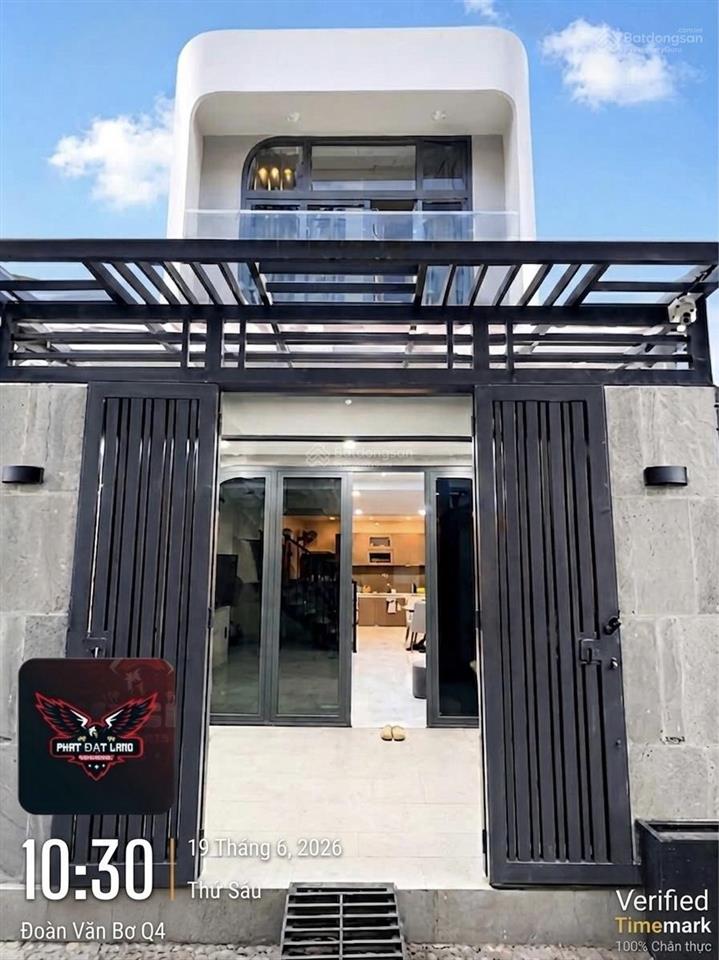 Nhà quận 4 hẻm 5m thông 43m nở hậu full nội thất chỉ 5.65 tỷ