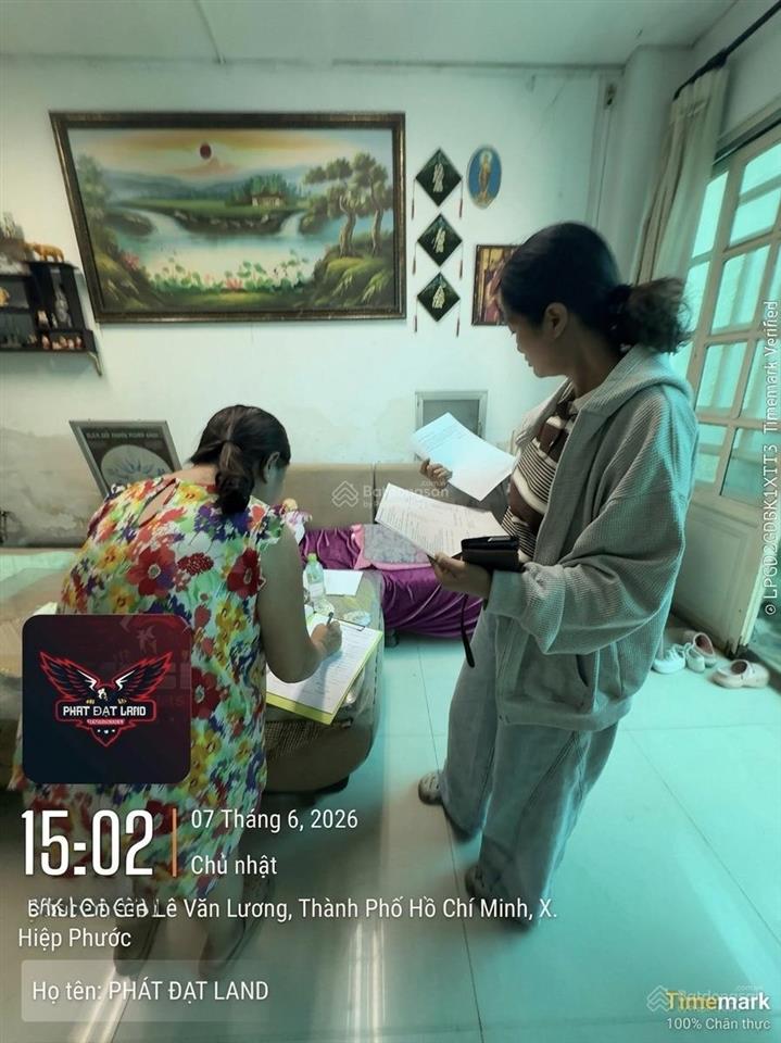 5 tỷ sốc! đất ngang 8m hiếm tặng nhà 3 tầng hẻm ô tô sát mt lê văn lương, nhà bè