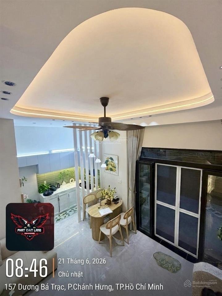 Nhà mới dương bá trạc, p.1, quận 8  dtsd 45.2m2, 2 tầng 2pn