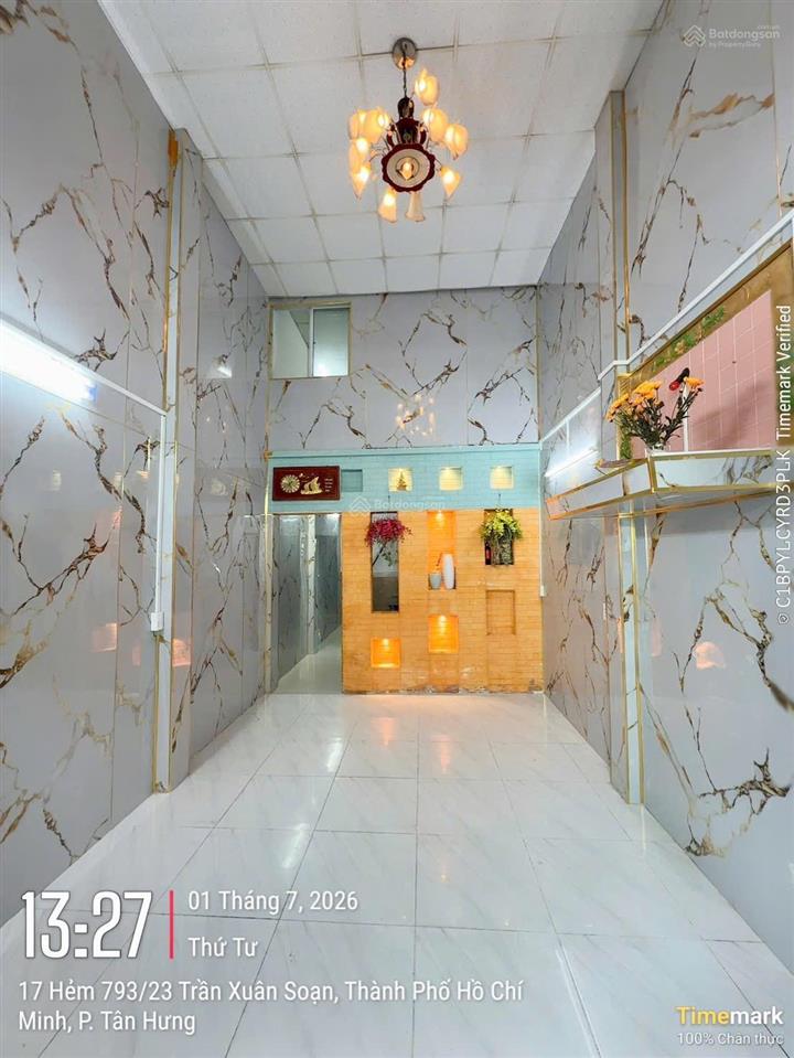 4,5 tỷ 3pn  nhà khu kiều đàm  trung tâm tân hưng, q7 gần lotte mart & him lam dt sổ 50.2m2