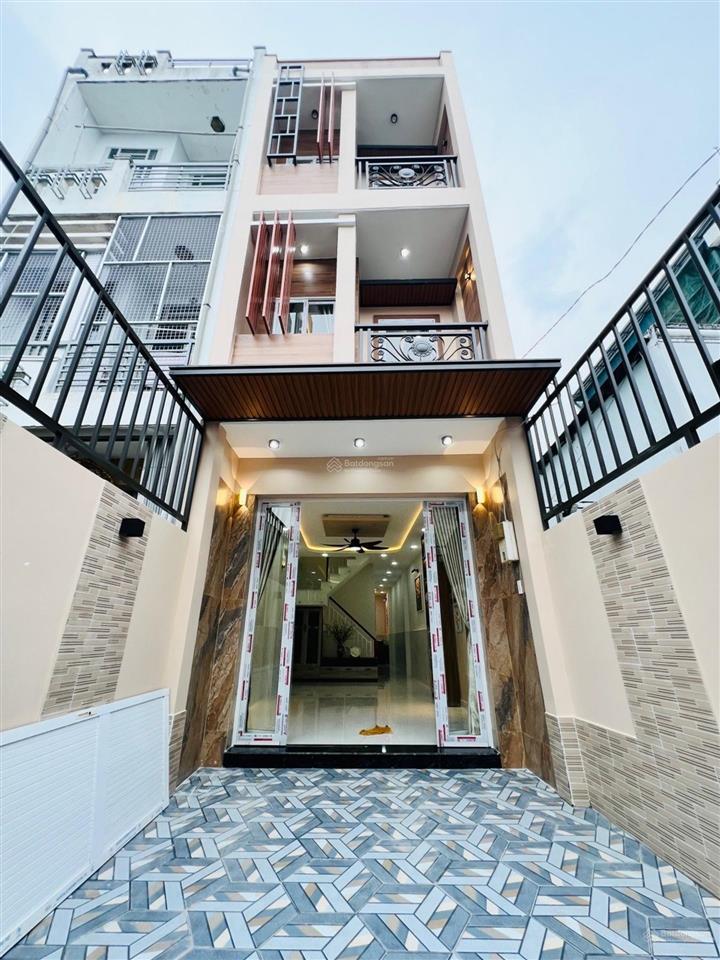 Q8 hẻm oto vào sát nhà 4 tầng 7 phòng ngủ 85.9m 3,6x 22,5m, nở hậu nhẹ