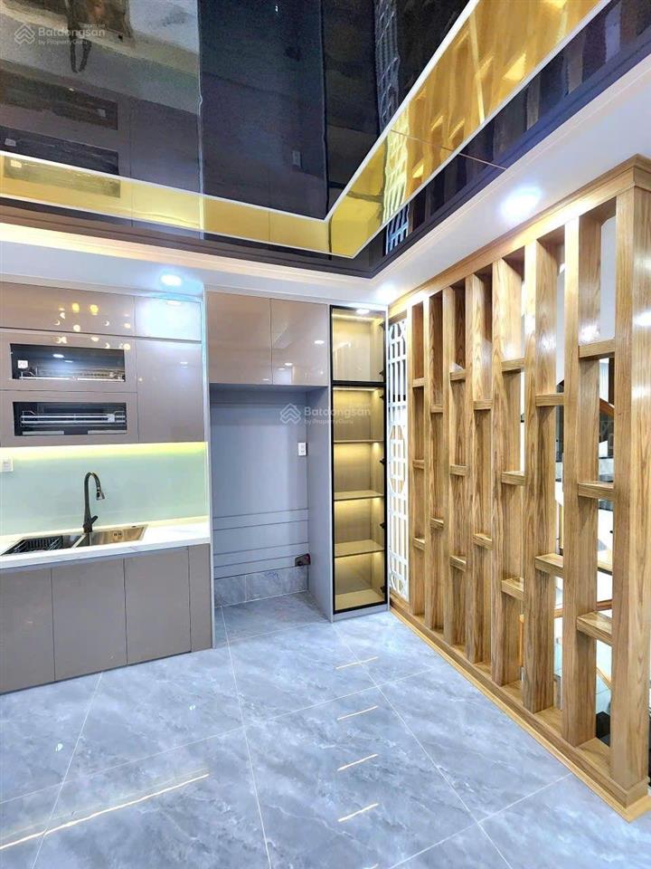 Nhà 5 tầng xây mới ken dtsd 300m kdc đồng bộ dt 60m hẻm xe tải thông full nội thất giá 7.6 tỷ