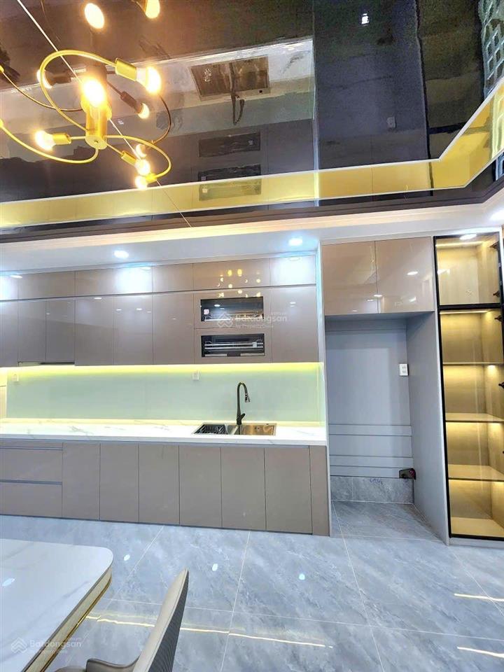 Nhà 5 tầng xây mới ken dtsd 300m kdc đồng bộ dt 60m hẻm xe tải thông full nội thất giá 7.6 tỷ