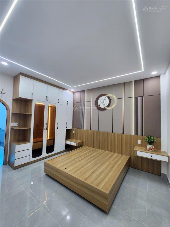Hương lộ 2, 6,2 tỷ nhà 3pn có pn trệt ngang 5m dt 70m2 đường 6m sổ hồng riêng full nội thất