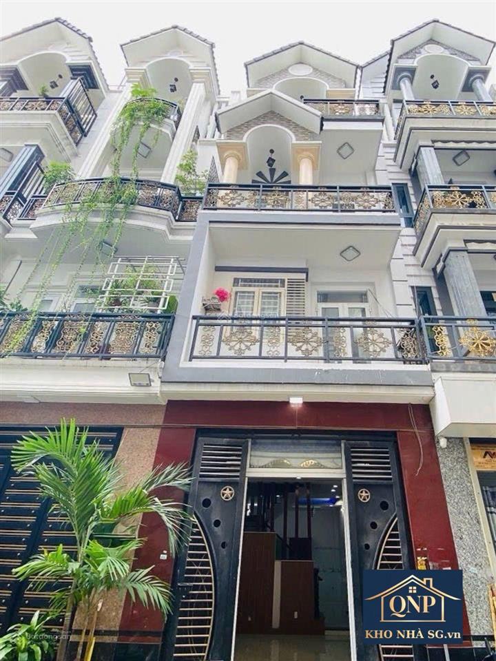 Siêu phẩm 4 tầng 4 phòng ngủ dt 66m2 sổ hồng riêng ngay hương lộ 2 giá 7 tỷ xíu