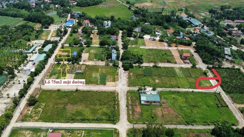 Đất sẵn sổ  full thổ cư  giá ~20tr/m2 tại hoà lạc nằm giữa đhqg và đh fpt  chính chủ.