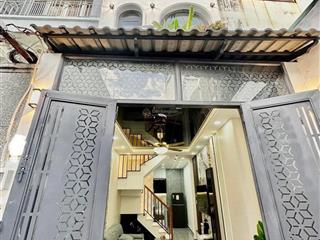 Nhà mới gần mặt tiền quang trung 3 tầng full nội thất 4 phòng ở ngay hẻm ba gác giá chỉ 4,85 tỷ