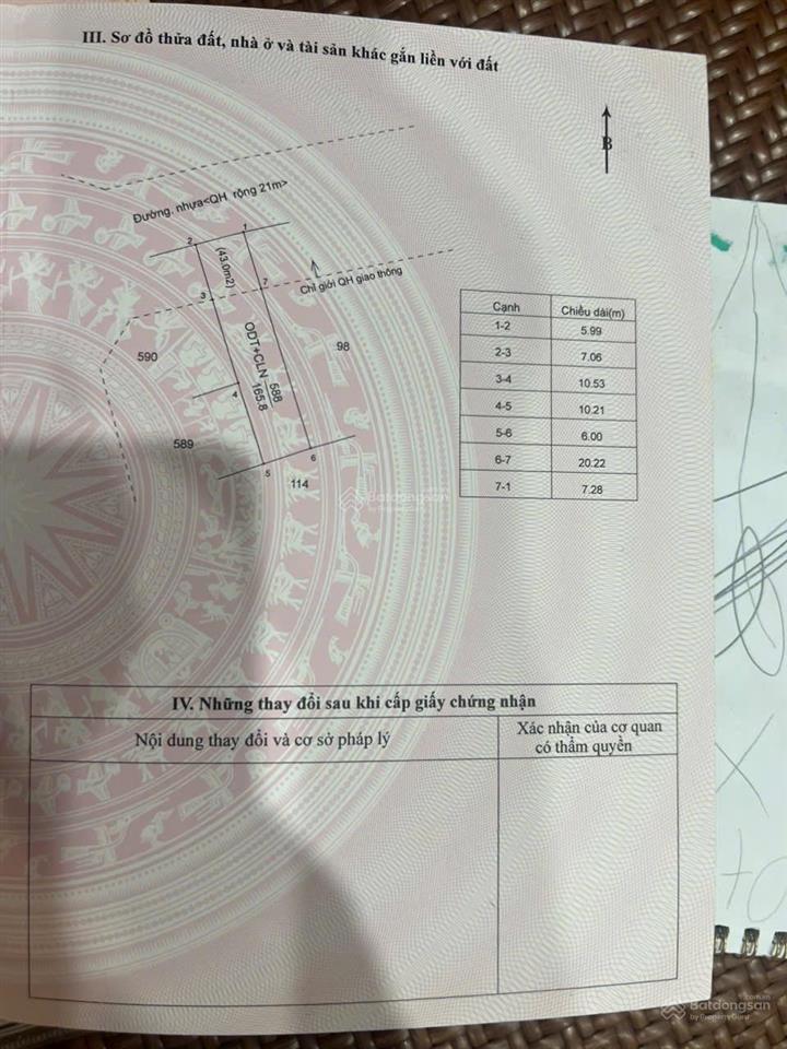 Bán đất tại hẻm 16, mậu thân, giá siêu hời chỉ với 2,65 tỷ, 165,8m2