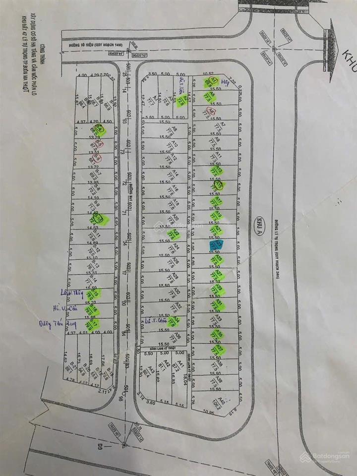 Đất tái định cư đường lý tự trọng, ngay trung tâm thành phố. giá 6,5 tỷ, 1 lô