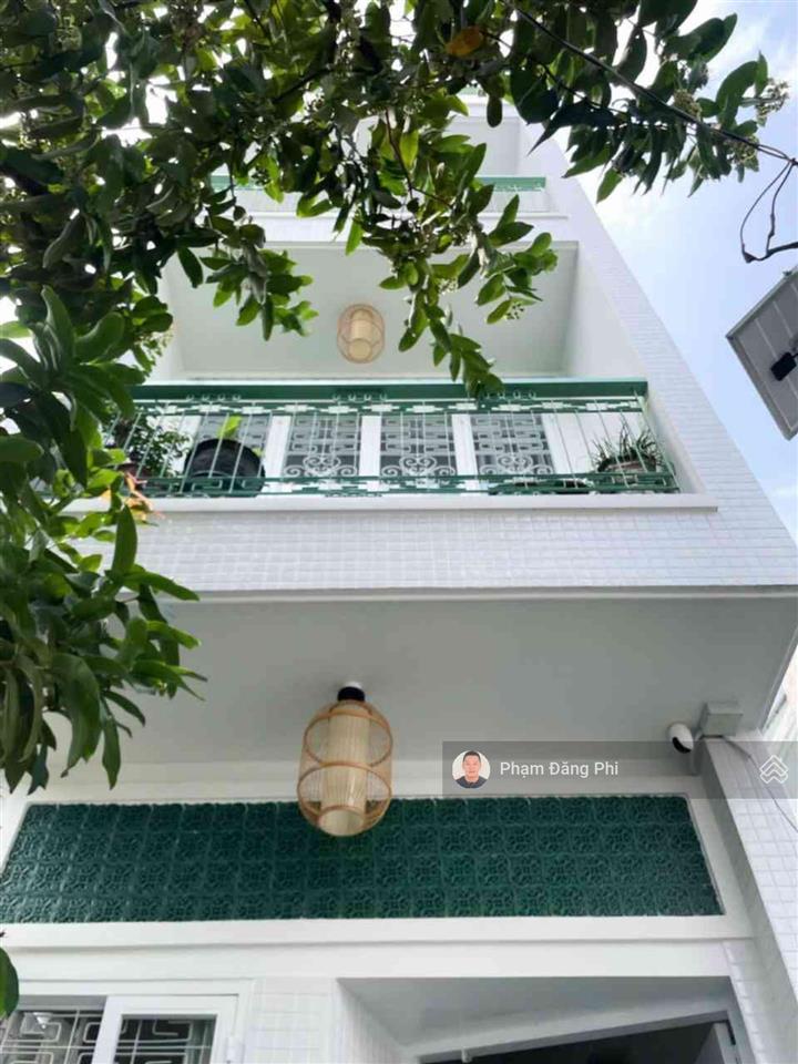 Nhà 2 mặt hẻm ô tô thông thoáng  xây ở 4 tầng kiên cố  ngay chợ bà chiểu  bv gia định.
