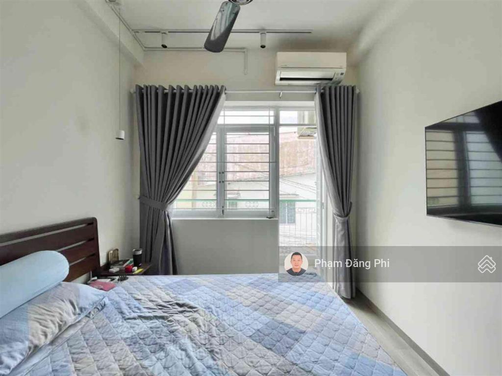 Nhà 2 mặt hẻm ô tô thông thoáng  xây ở 4 tầng kiên cố  ngay chợ bà chiểu  bv gia định.
