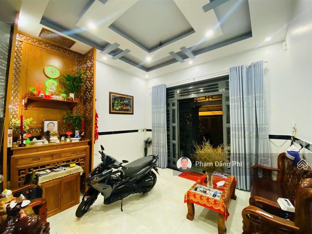 Nhà mới  hẻm ô tô thông thoáng  vị trí đẹp  dọn vào ở ngay  55m²  ngang lớn 4,5m.