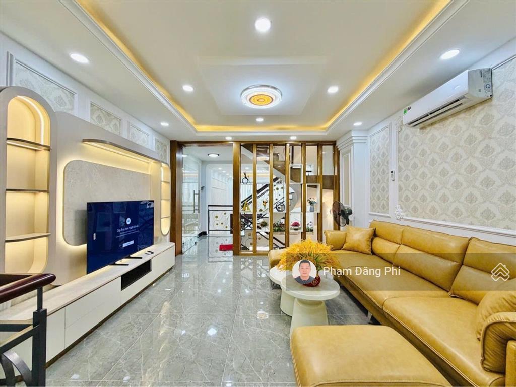 Nhà đẹp mới xây  giá tốt  hẻm nhựa ô tô thông thoáng  vị trí trung tâm  sát quang trung  60m2.
