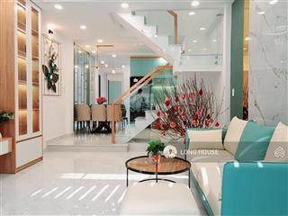 Nhà 55m2, ngang 4m, sổ nở hậu  hẻm oto thông thích quảng đức