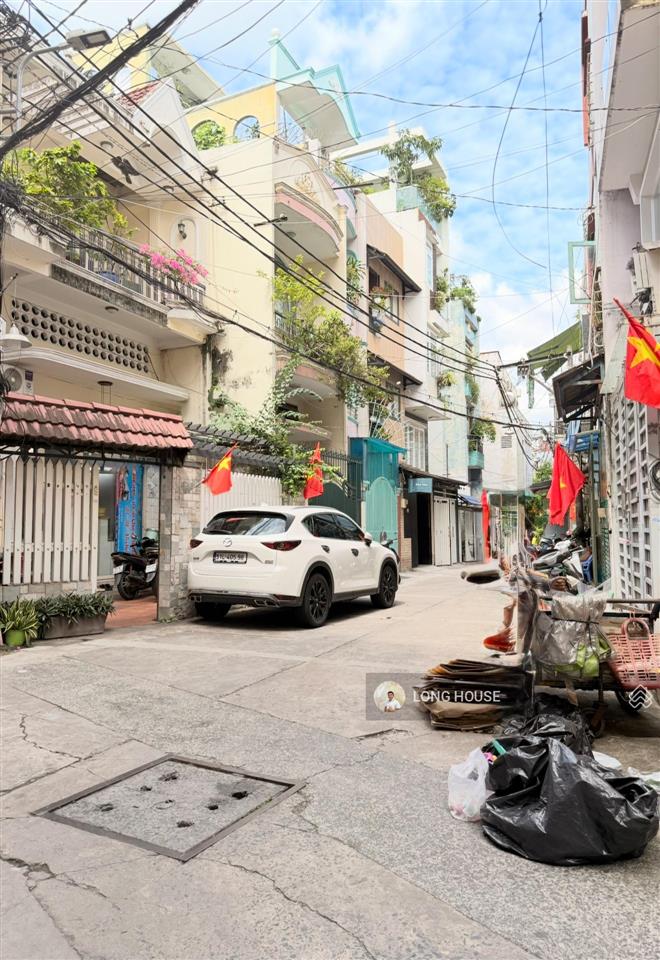 Nhà 4 tầng 57m², sổ vuông  hẻm oto  oto vào nhà p. 1 phú nhuận