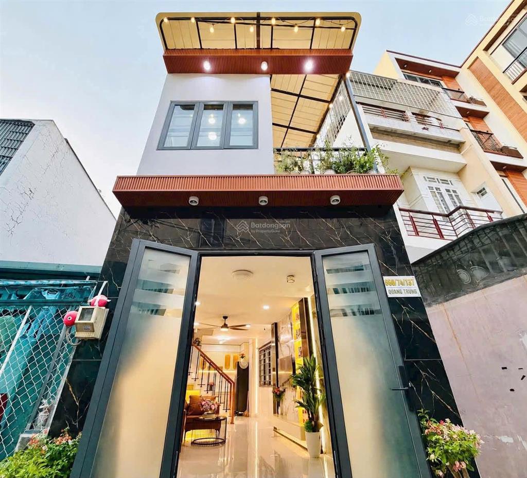 Khu vip quang trung gân sân bay chợ hạnh thông tây cityland, lotte. căn góc 2mt. thoáng mát
