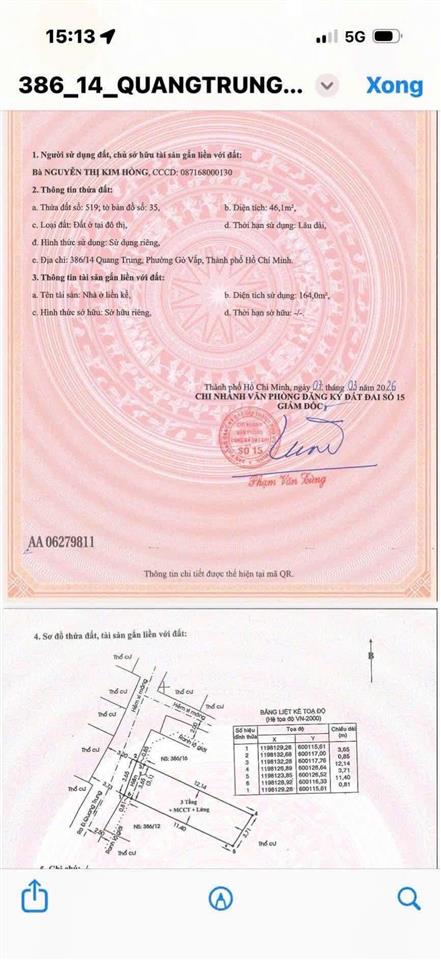Bán nhà khu vip quang trung. gần cityland. sân bay giá 7tỷ9