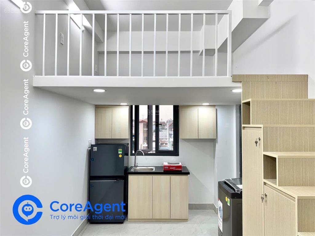 Cho thuê phòng trọ mới xây duplex  ngay võ thành trang quận tân bình full nt máy giặt riêng