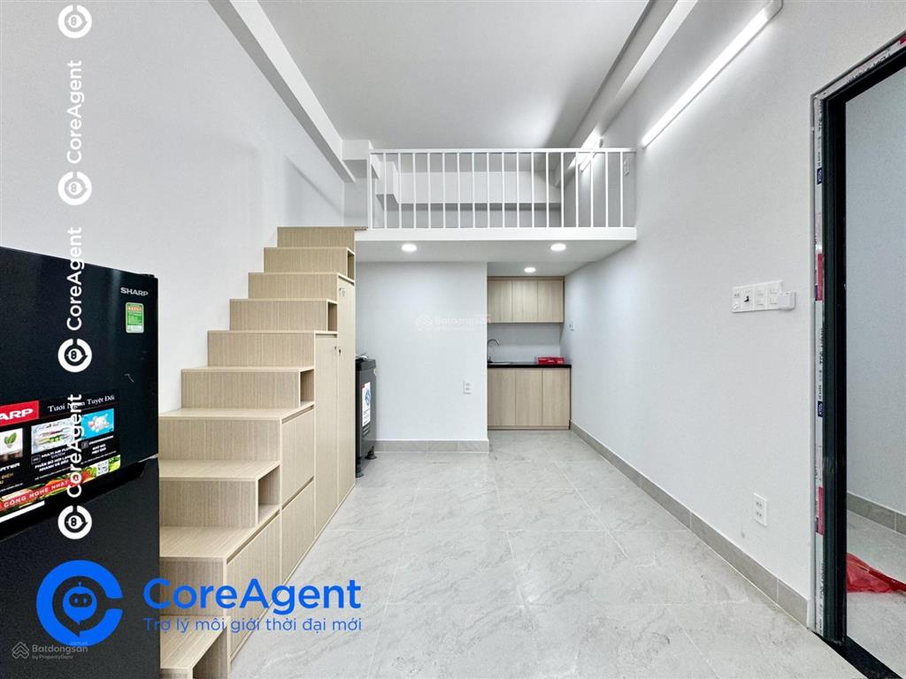 Cho thuê phòng trọ mới xây duplex  ngay võ thành trang quận tân bình full nt máy giặt riêng