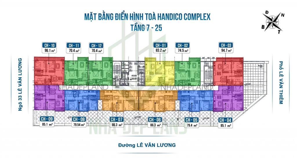 Tôi có suất ngoại giao 33 lê văn lương, dt 70m², giá 100tr/m2