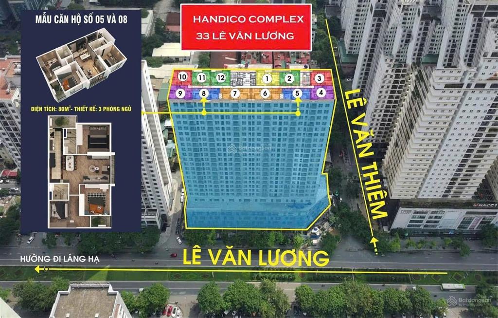 Tôi có suất ngoại giao 33 lê văn lương, dt 70m², giá 100tr/m2